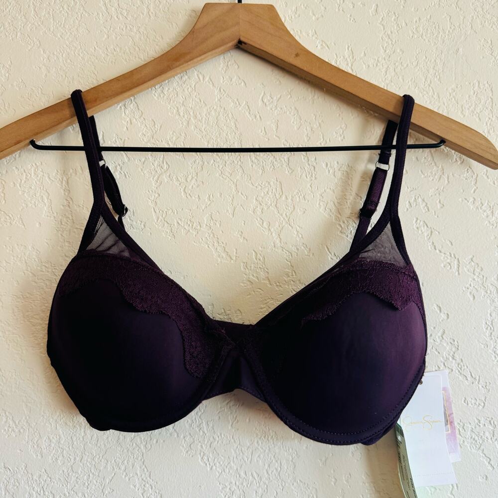 NWT | Jessica Simpson | wine colored bra